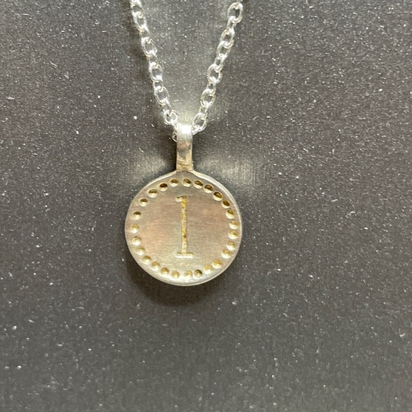 Sterling silver number 1 medallion pendant.
On a complimentary 24” chain - Picture 4 of 4